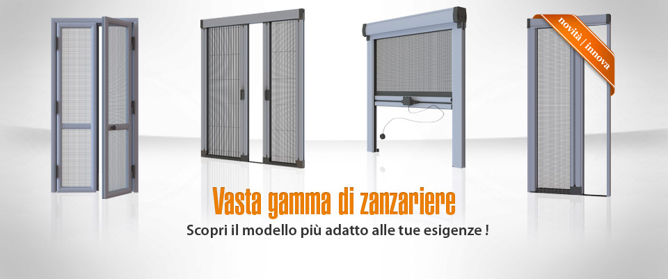 Vasta gamma di zanzariere