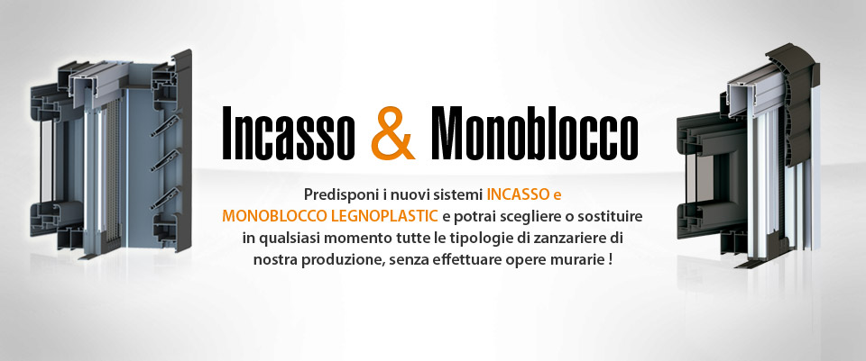 Nuovi sistemi di incasso e monoblocco Legnoplastic
